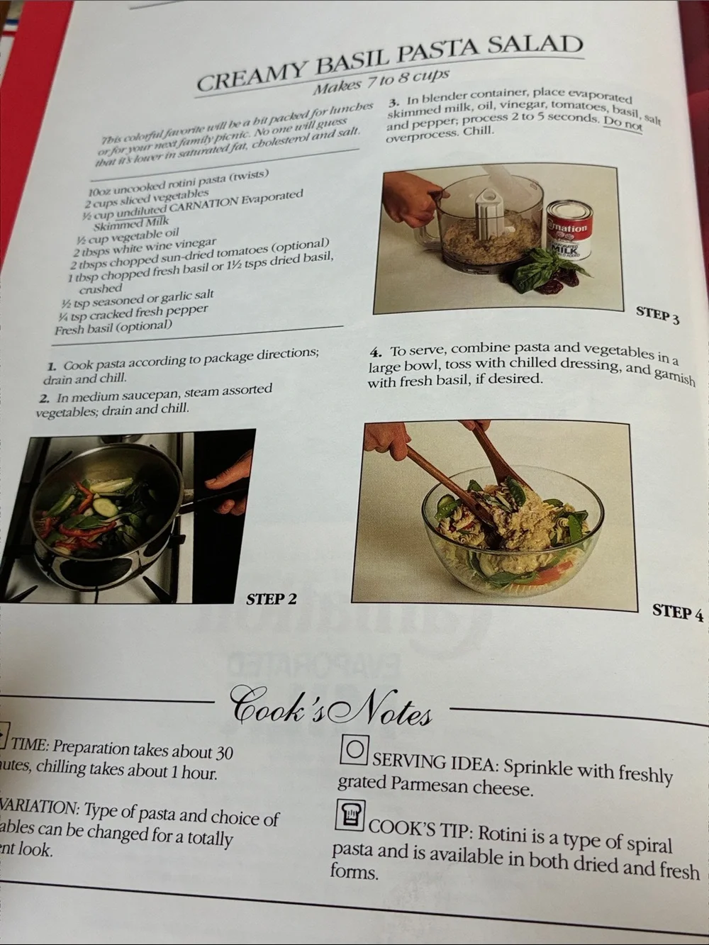 The Evaporated Milk Cookbook - vintage cookbook